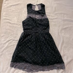 ABERCROMBIE POLKA DOT LACED DRESS
